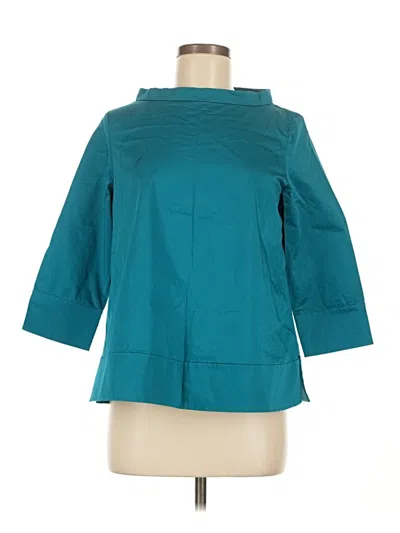 Pre-owned Cos 3/4 Sleeve Blouse In Teal