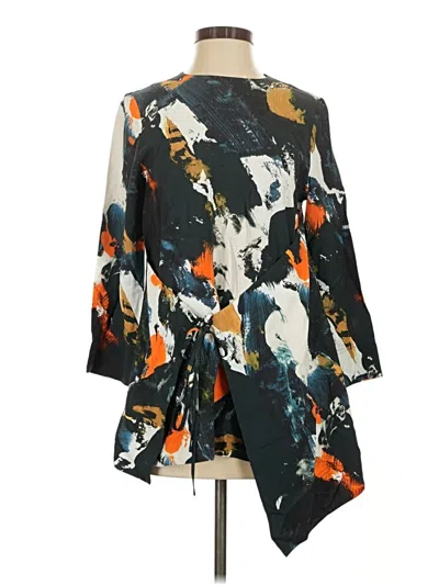 Pre-owned Cos 3/4 Sleeve Blouse In Teal