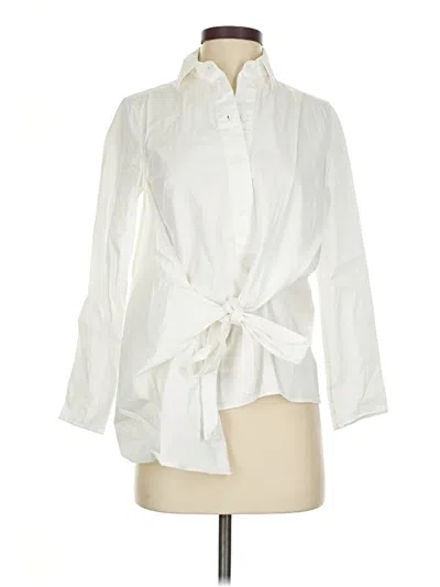 Pre-owned Cos 3/4 Sleeve Blouse In White