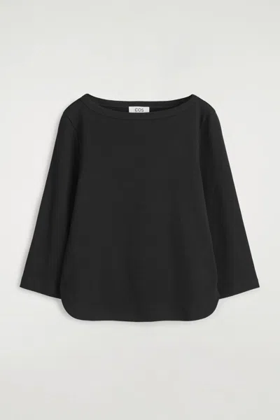 Cos 3/4 Sleeve Cotton Top