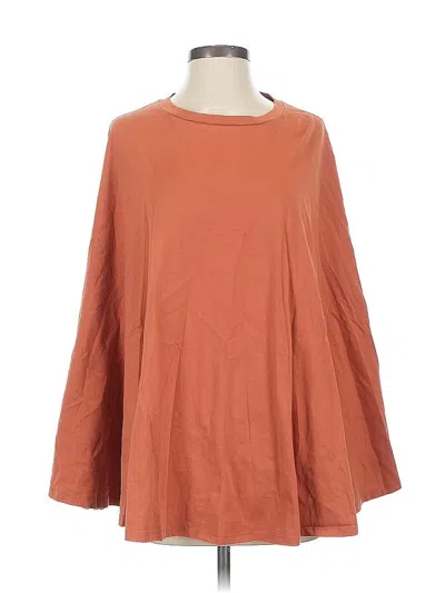 Pre-owned Cos 3/4 Sleeve T-shirt In Orange