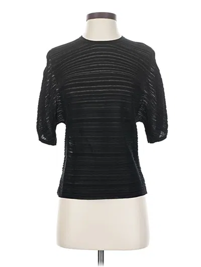 Pre-owned Cos 3/4 Sleeve Top Black Boatneck Tops