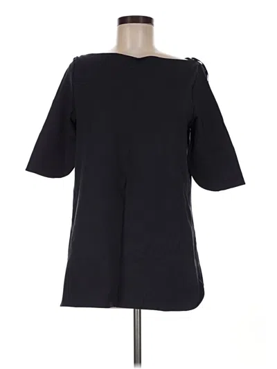 Pre-owned Cos 3/4 Sleeve Top Black Boatneck Tops