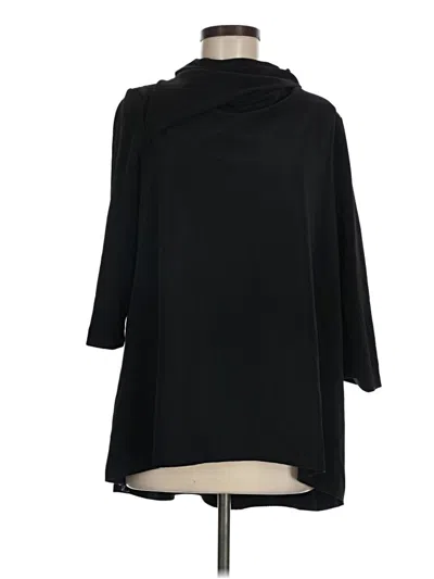 Pre-owned Cos 3/4 Sleeve Top Black Cowl Neck Tops