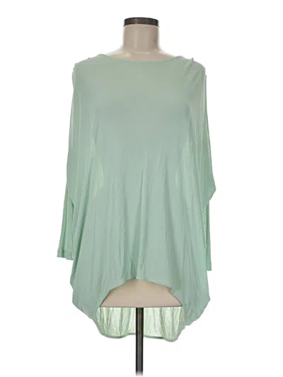 Pre-owned Cos 3/4 Sleeve Top Green Boatneck Tops