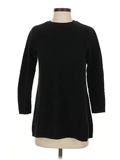 Pre-owned Cos 3/4 Sleeve T-shirt In Black