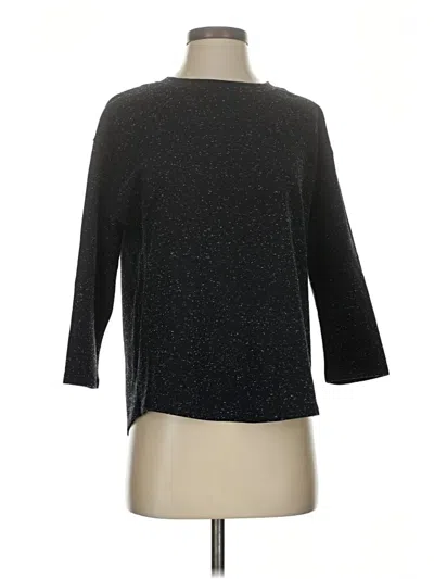 Pre-owned Cos 3/4 Sleeve T-shirt In Black