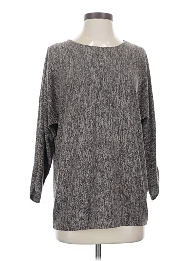 Pre-owned Cos 3/4 Sleeve T-shirt In Gray