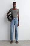 Cos Arch Tapered Jeans In Blue