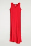 Cos Asymmetric Jersey Midi Dress