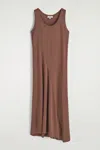 Cos Asymmetric Jersey Midi Dress