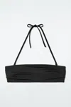 Cos Bandeau Bikini Top In Black