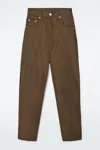 Cos Bay Barrel-leg Jeans In Beige