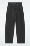 Cos Bay Barrel-leg Jeans In Black
