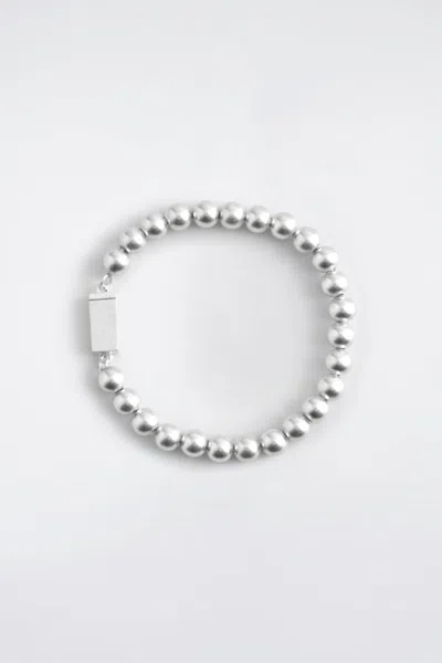 Cos Beaded Bracelet In Silver