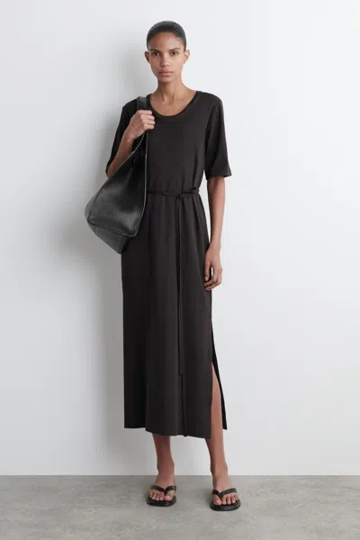 Cos Belted Midi T-shirt Dress