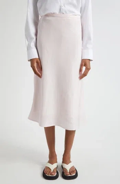 Cos Bias Cut Midi Skirt In Pink