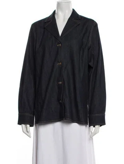 Pre-owned Cos Blazer In Blue