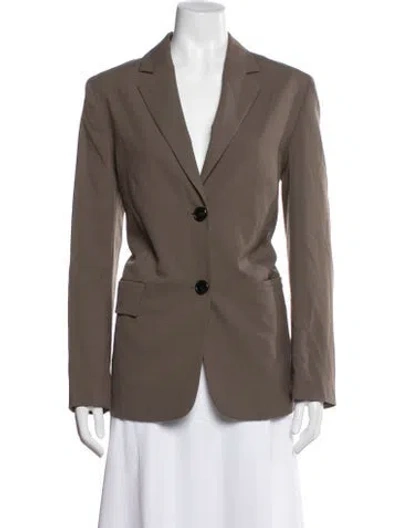 Pre-owned Cos Blazer In Brown