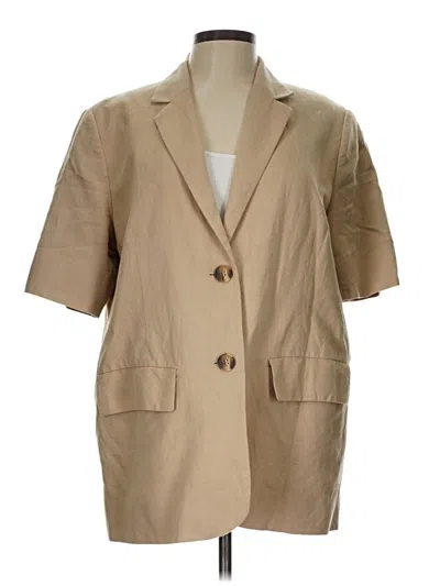 Pre-owned Cos Blazer Jacket In Brown