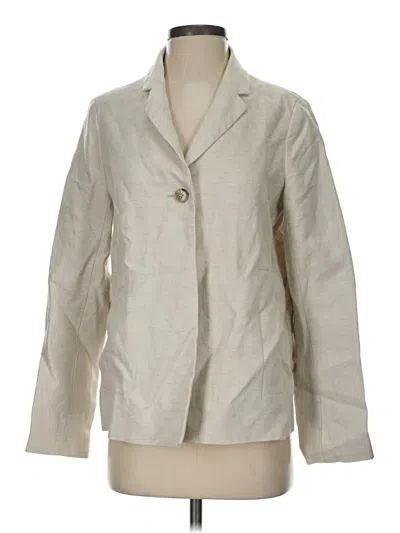 Pre-owned Cos Blazer Jacket In Ivory