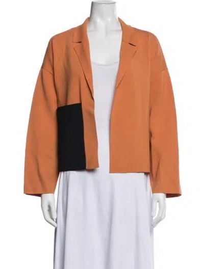 Pre-owned Cos Blazer In Orange