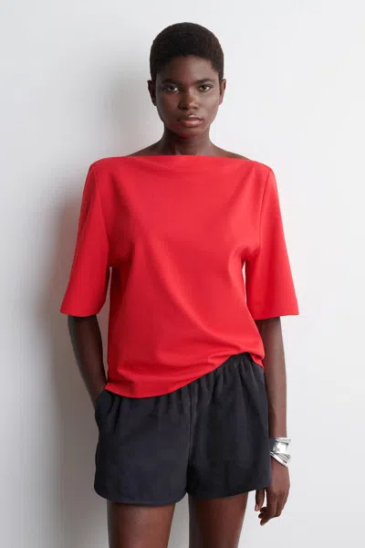 Cos T-shirt In Cotone Con Scollo A Barca