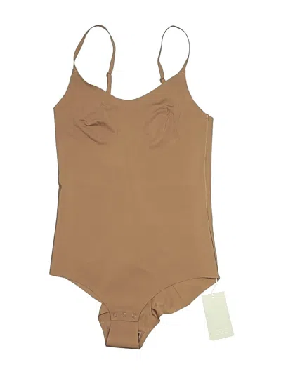 Pre-owned Cos Bodysuit In Tan