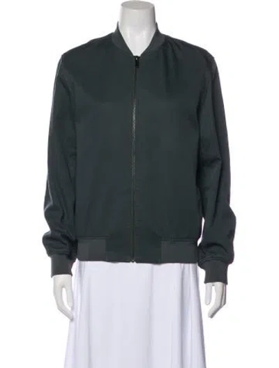 Pre-owned Cos Bomber Jacket In Green