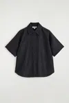 Cos Boxy Shortsleeved Denim Shirt