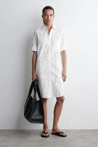 Cos Broderie Anglaise Shirt Dress
