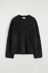 Cos Brushed-cashmere Crew-neck Jumper In Black