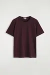 Cos Brushed-cotton Shirt In Red
