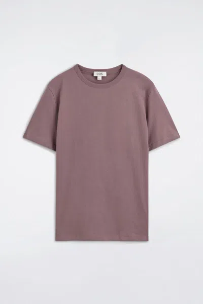 Cos Brushed-cotton Shirt In Red