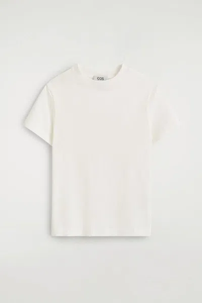 Cos Brushed-cotton Shirt In White