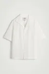 Cos Camp-collar Seersucker Shirt