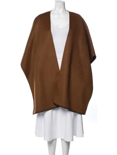 Pre-owned Cos Cape In Brown