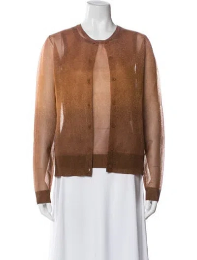 Pre-owned Cos Cardigan Set Sweater In Brown