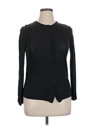 Pre-owned Cos Cardigan Sweater In Black