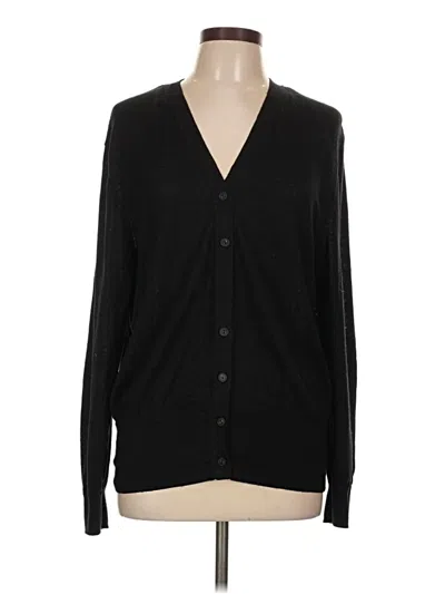 Pre-owned Cos Cardigan Sweater In Black