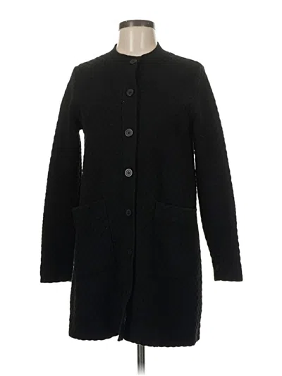 Pre-owned Cos Cardigan Sweater In Black