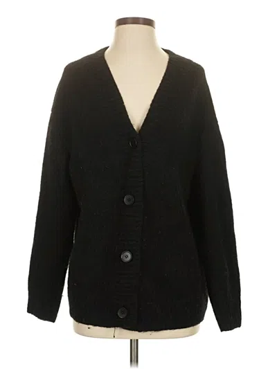 Pre-owned Cos Cardigan Sweater In Black