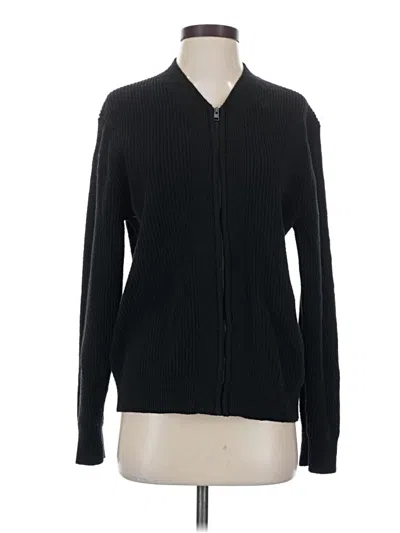 Pre-owned Cos Cardigan Sweater In Black