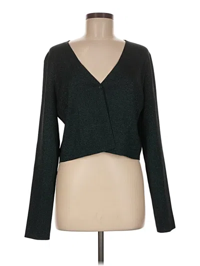 Pre-owned Cos Cardigan Sweater In Black