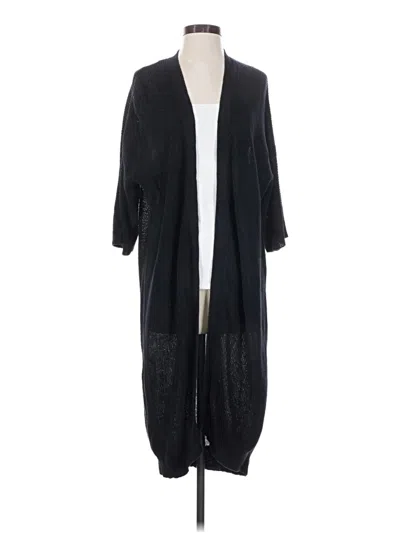 Pre-owned Cos Cardigan Sweater In Black
