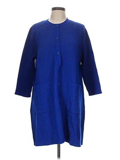 Pre-owned Cos Cardigan Sweater In Blue