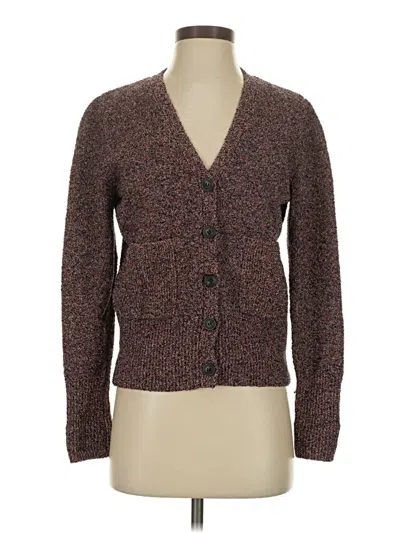 Pre-owned Cos Cardigan Sweater In Brown