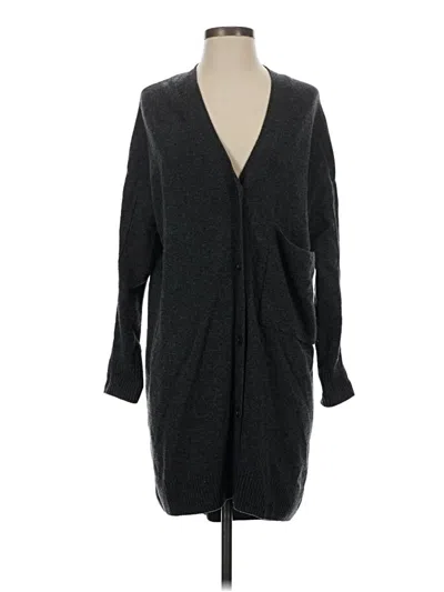 Pre-owned Cos Cardigan Sweater In Gray