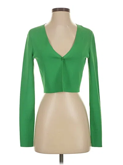 Pre-owned Cos Cardigan Sweater In Green
