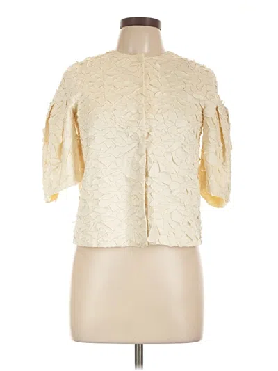 Pre-owned Cos Cardigan Sweater In White